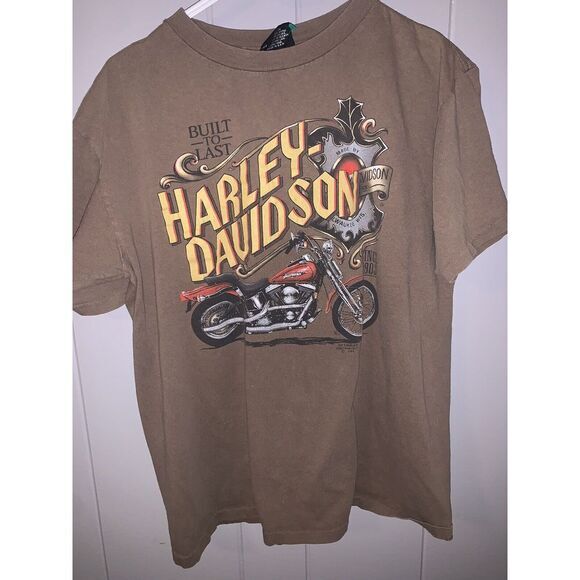 Harley-Davidson Other - Men's Large 1991 Harley Davidson 3D Emblem Fort Worth Texas T Shirt Vintage